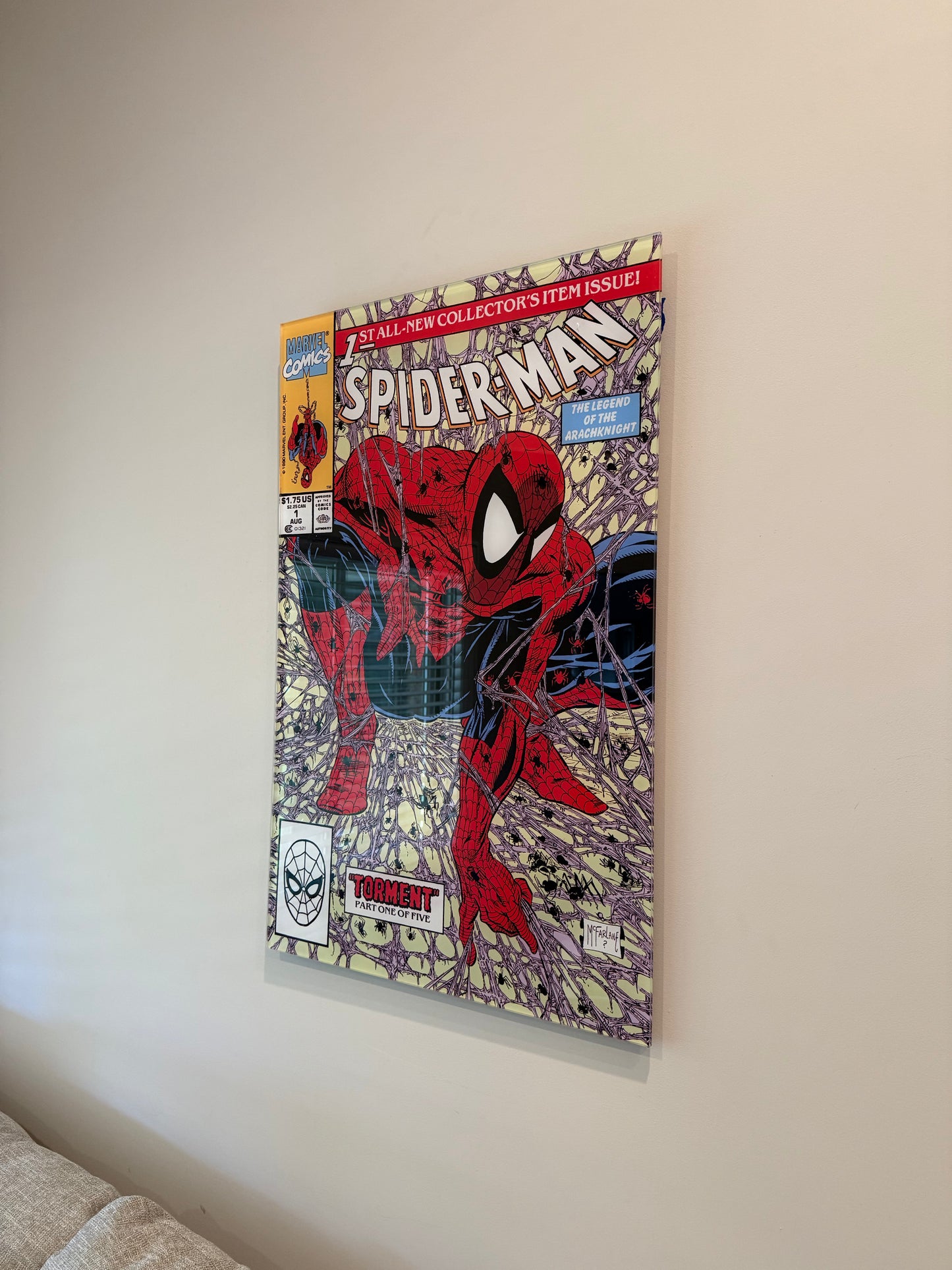 Spidey Comic Cover Wall Art