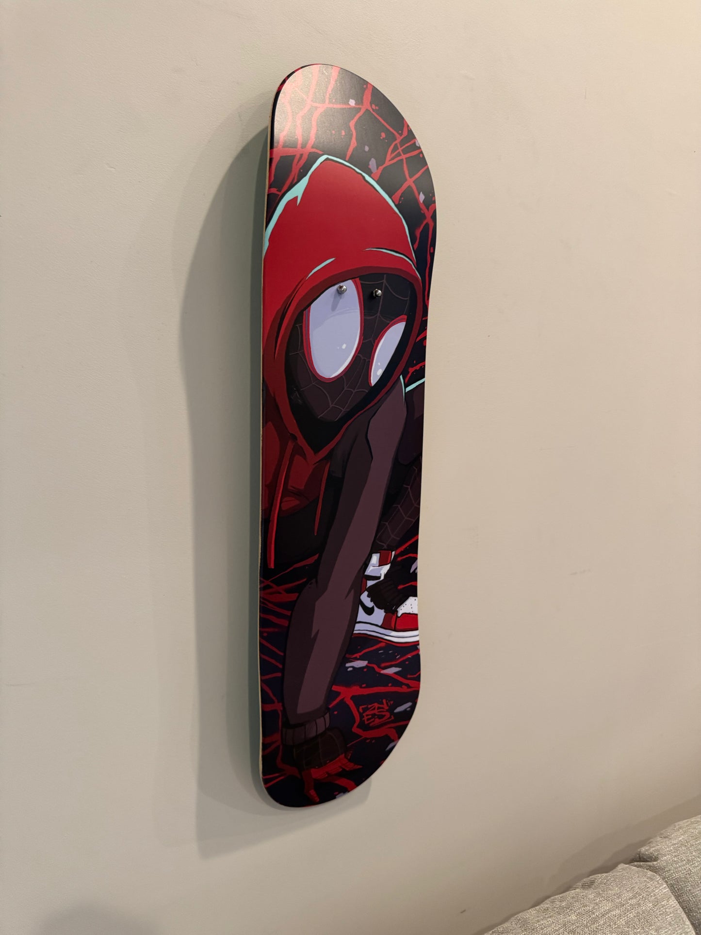 Miles Morales Double Skate Decks